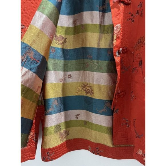 Peony Brand Silk Jacket Kimono Size 34 - Picture 2 of 11